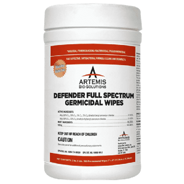 Defender Full Spectrum Germicidal Wipes