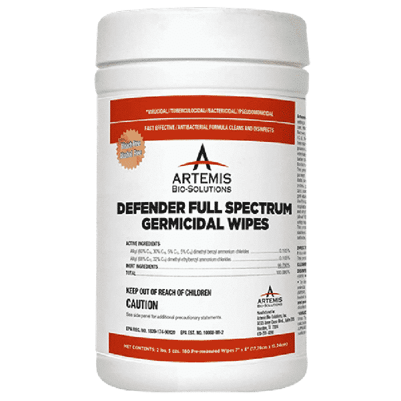 Defender Full Spectrum Germicidal Wipes