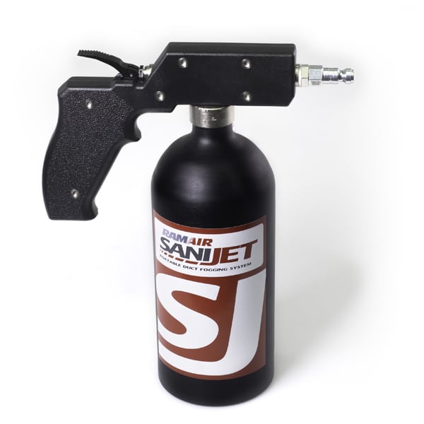 SaniJet-Bottle-Assembly (2) Platinum Air Duct Cleaning System & Decontamination Package SaniJet Bottle Assembly